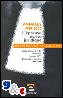 Annales 1999-2000 - CRFPA