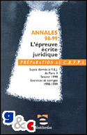 PREPARATION AU CRFPA