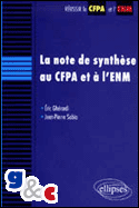 note de synthse au CFPA et  l'ENM
